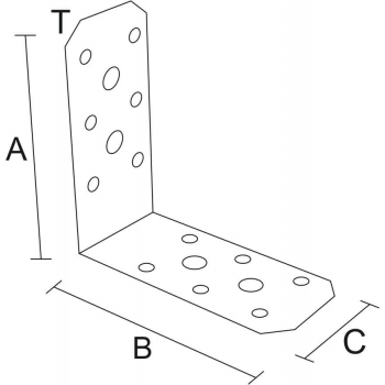 category Планка ъглова равнораменна, ЧЕРНА blueprint thumb