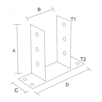 category Основа за греда, поцинкована blueprint thumb