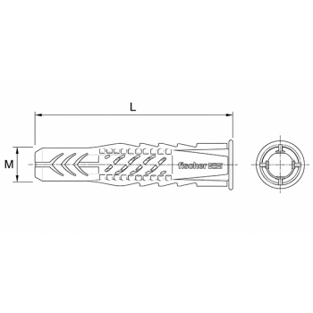 category Универсален дюбел с яка UX fischer blueprint thumb