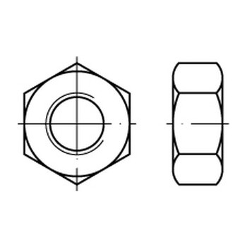category DIN 934 Гайка шестостенна алуминий blueprint thumb