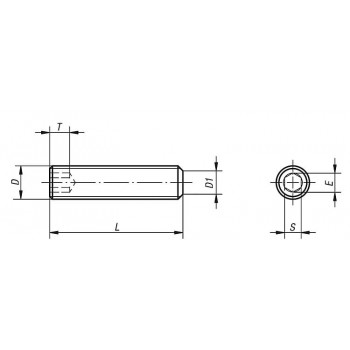 category DIN 913 Стопорен винт с фаски Bl blueprint thumb