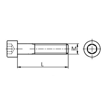 category DIN 912 Винт с вътрешен шестостен неръждаем A2 blueprint thumb
