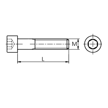 category DIN 912 Винт с вътрешен шестостен Zn blueprint thumb