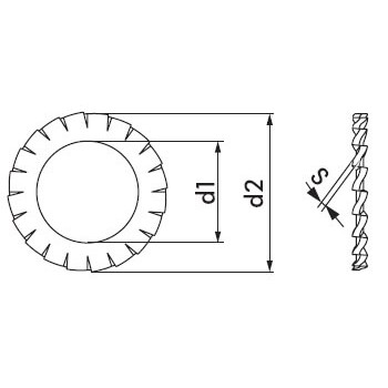 category DIN 6798 Шайба назъбена Zn blueprint thumb