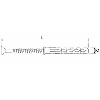 category Дюбел с винт фрезенкова глава KPR-PIKE-SK blueprint thumb