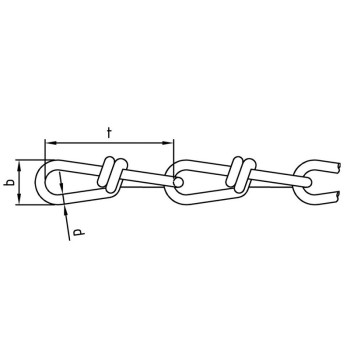 category Верига неръждаема на възел DIN 5686 А4 blueprint thumb