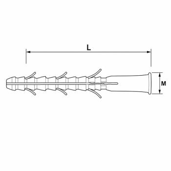 category Пластмасов дюбел тип APS blueprint thumb