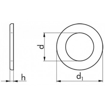 category DIN125 Шайба подложна BL blueprint thumb