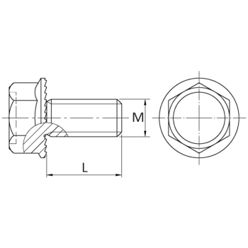 category DIN 6921 Болт c фланшовa глава неръждаем А2 blueprint thumb
