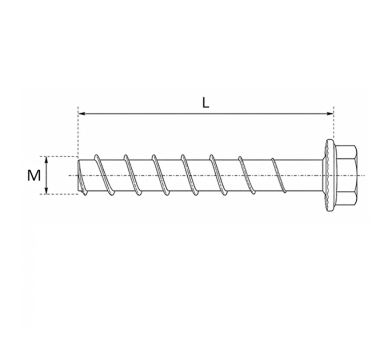 схема на  продукт fischer ULTRACUT FBS II  с шестостенна глава TORX FBS II 8x100 50/35 US TX thumb