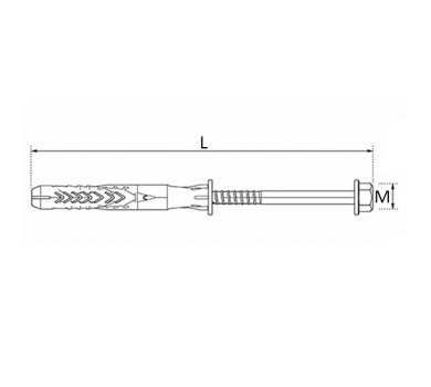 схема на  продукт Дюбел с винт шестостенна глава TORX FISCHER SXRL FUS - А4 SXRL 10 x 120 FUS A4 thumb