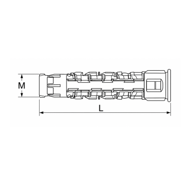 схема на  продукт Дюбел универсален SFX M10x50 (100 бр.) thumb