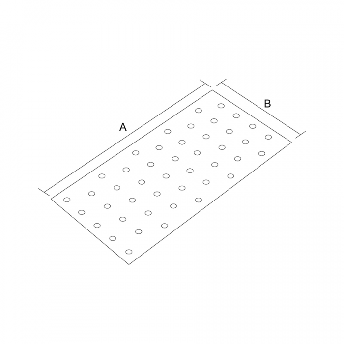 krepezhgroup product Планка плоска перфорирана, поцинкована (2 бр.) image