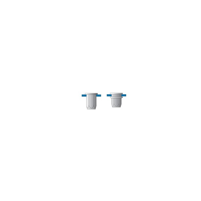 krepezhgroup product Нит гайка Zn М6х14,5 (100 бр.) image