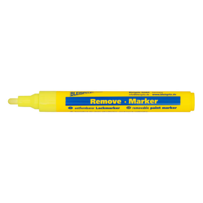 krepezhgroup product Bleispitz Маркер с лесно отстраняема маркировка Remove-Marker, за INOX, жълт image