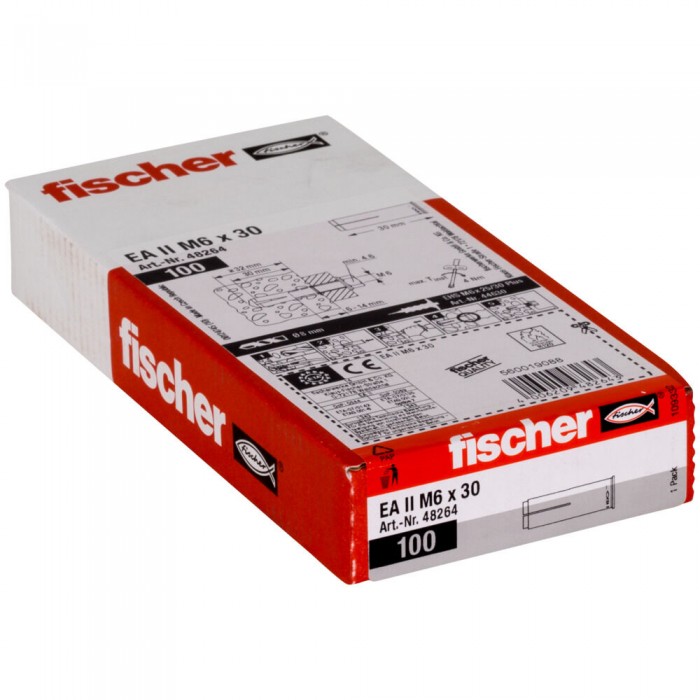 krepezhgroup product Набивен анкер fischer ЕА II  - сертифициран, поцинкован (ZN) EA II M10 GVZ image