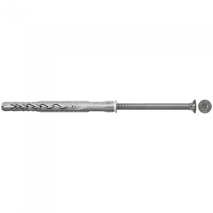 krepezhgroup product Дюбел с винт фрезенгова глава TORX FISCHER SXRL Т - A4 SXRL 10 x 160 Т A4 image