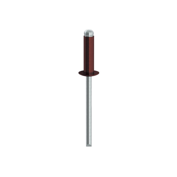 krepezhgroup product Поп-нит, DIN 7337A, Al/St, RAL 3009 Ø 3 x 12 image