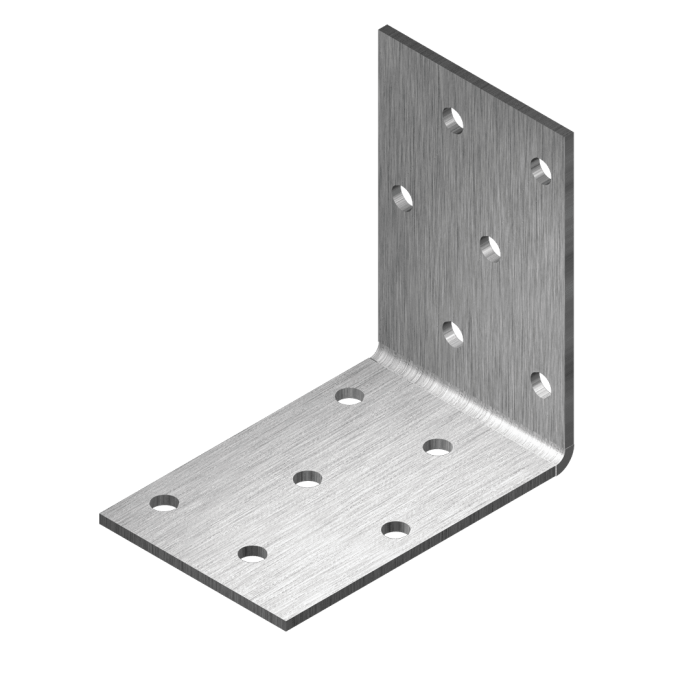 krepezhgroup product Планка ъглова равнораменна перфорирана, поцинкована (30 бр.) image