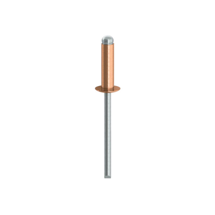 krepezhgroup product Поп-нит, DIN 7337A, Al/St, Copper Мед Ø 3 x 6 image