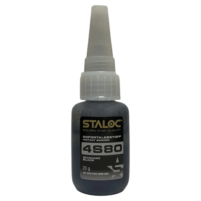 krepezhgroup product STALOC Виброустойчиво контактно лепило с каучуков пълнеж 4s80 черно, 20 гр image