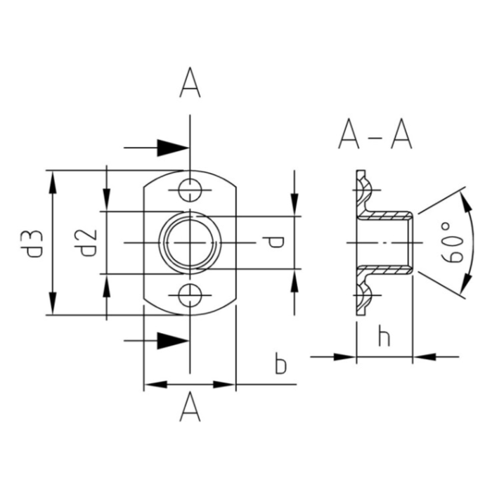 krepezhgroup product Заваръчни гайки 4 точки на заваряване А2 M10 image