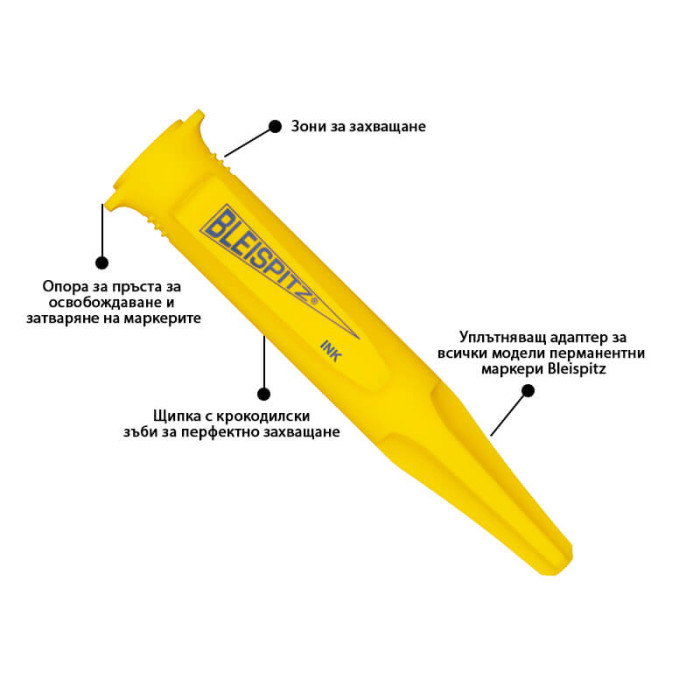 krepezhgroup product Bleispitz Универсален държач INK за перманентни маркери image