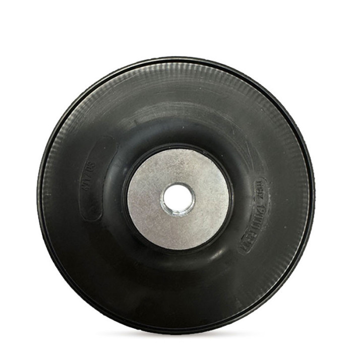 krepezhgroup product Подложка за фибър дискове, оребрена, черна, ø 125, M14 image