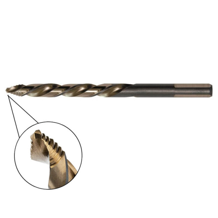 krepezhgroup product TEDION Стъпаловидно Свредло PROSTEP DIN338 HSS-Co 5% - 5 x 86 mm image