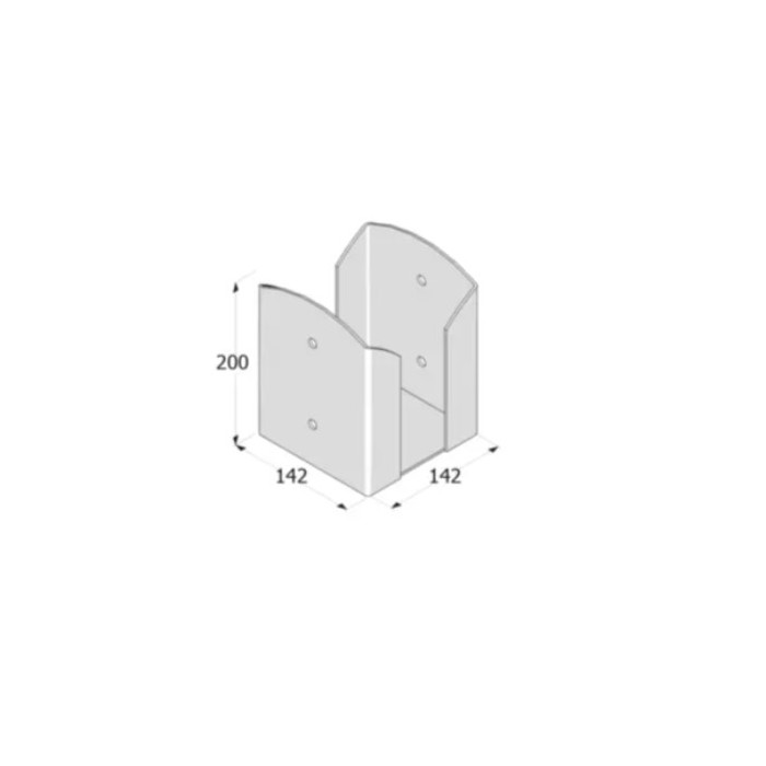 krepezhgroup product Подпора за греда PSPW 140 image