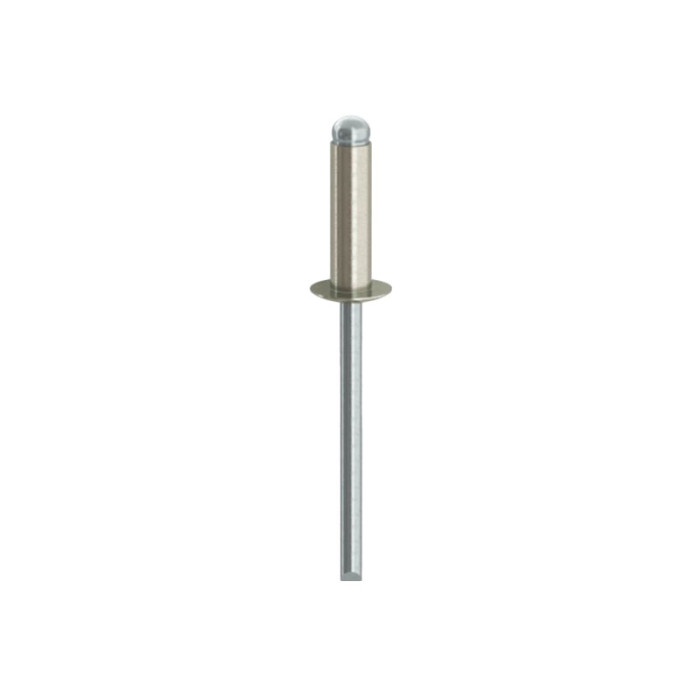 krepezhgroup product Поп-нит, DIN 7337A, Al/St, RAL 9002 Ø 4,8 x 12 image