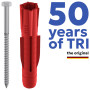 product Дюбел TOX TRI ORIGINAL с винт шестостенна глава Ф8х51 thumb